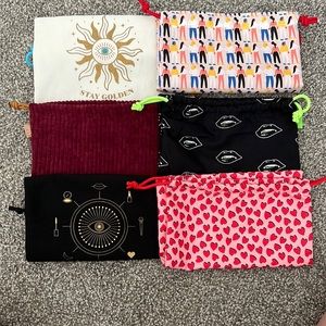 Pack of 6 Makeup Bag (drawstring)